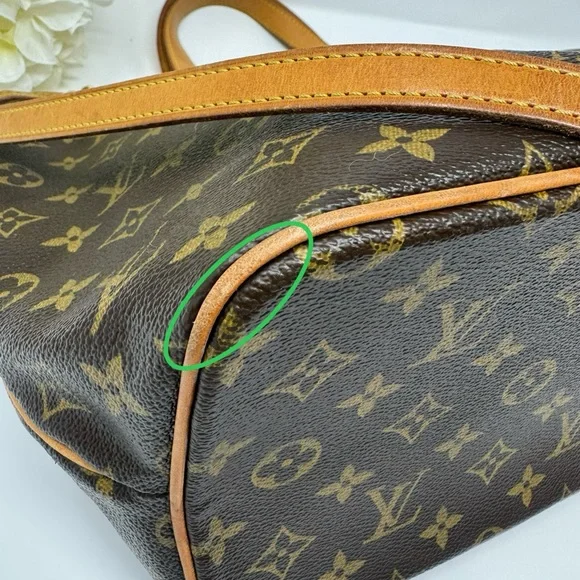 💯Authentic LOUIS VUITTON PALERMO PM MONOGRAM CANVAS SHOULDER BAG BROWN - Picture 9 of 11